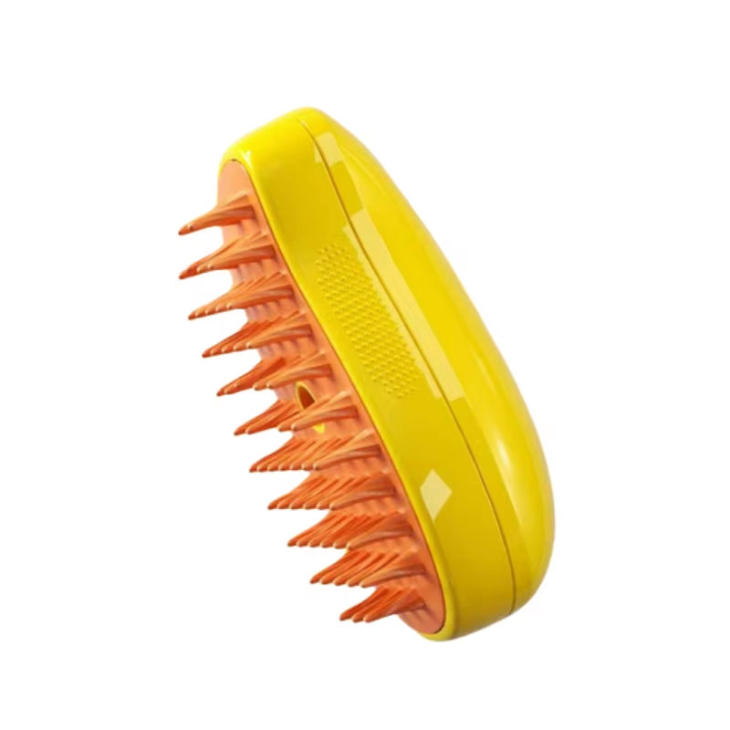 Cat Dog Pet Spray Massage Brush 3 in 1 One Button Steam Spray Folding Rotatable Floating Hair Bath Hair Removal Brush Comb